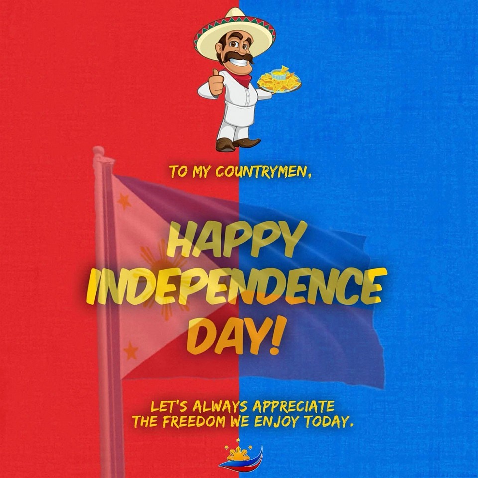 June 12, 2025 - Let's give our thanks to all the heroes who made our land free.  HAPPY INDEPENDENCE DAY PHILIPPINES!