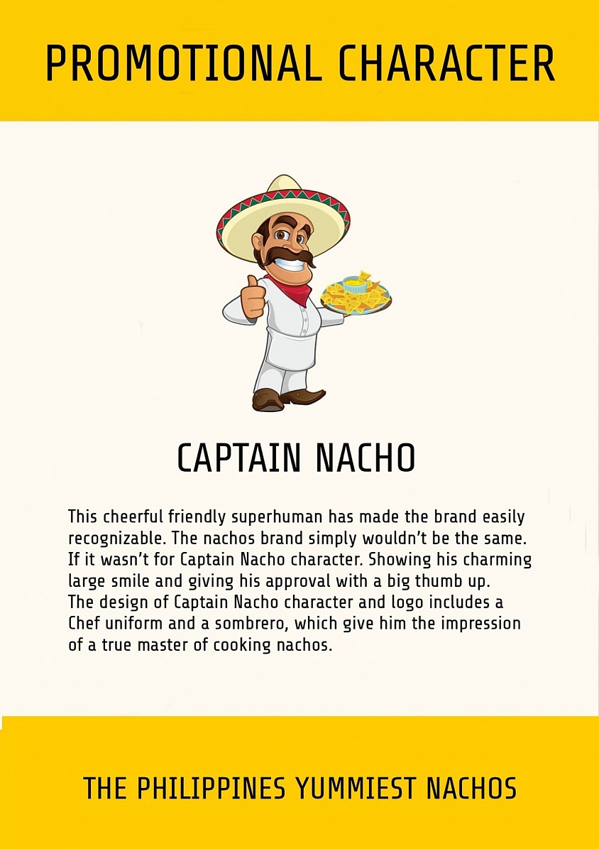 CAPTAIN NACHO PROMOTIONAL CHARACTER
