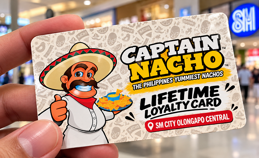 October 14, 2026 - WATCH OUT!!   Your lifetime nacho adventure is about to begin! 🔥  The CAPTAIN NACHO LIFETIME LOYALTY CARD is about to make its grand entrance!   Get ready for a lifetime of nacho goodness, exciting perks, and cheesy happiness! 🧀🤤  COMING SOON TO SM CITY OLONGAPO CENTRAL! 📍  Stay tuned, Nacho Nation! The best things are worth the wait! 💛