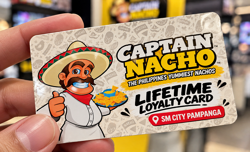 October 22, 2026 - 🎉 PAMPANGA, YOUR LIFETIME PERKS ARE HERE! 💛💳  Get your Captain Nacho Lifetime Loyalty Card now at Ground Floor, SM City Pampanga! 🔥  FOR ONLY ₱77.00! 💛  Enjoy exclusive savings on your favorite treats!  SOUTH ISLAND DRINKS ₱99.00 → ₱50.00 ONLY!  THE LORDS CHIPS ₱219.00 → ₱199.00 ONLY!  More savings, more delicious treats, and more reasons to love Captain Nacho! 🔥  Get your card now and be part of the Captain Nacho family! 💛🧀 l